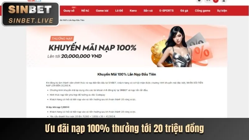 Khuyến mãi nạp lại hàng ngày cho trò chơi Nổ Hũ
